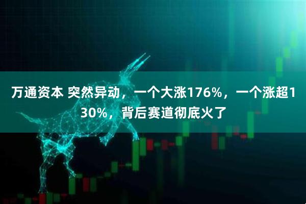 万通资本 突然异动，一个大涨176%，一个涨超130%，背后赛道彻底火了