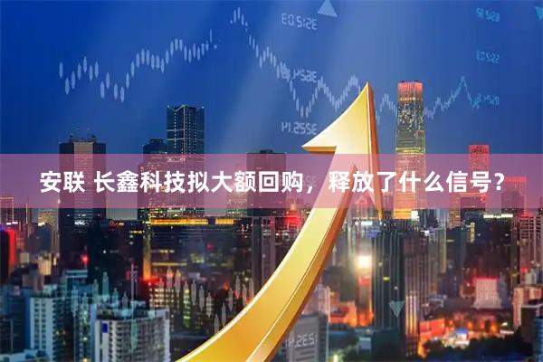 安联 长鑫科技拟大额回购，释放了什么信号？